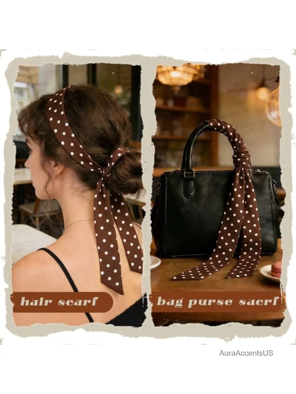 Silky Satin Polka Dot Scarf 55